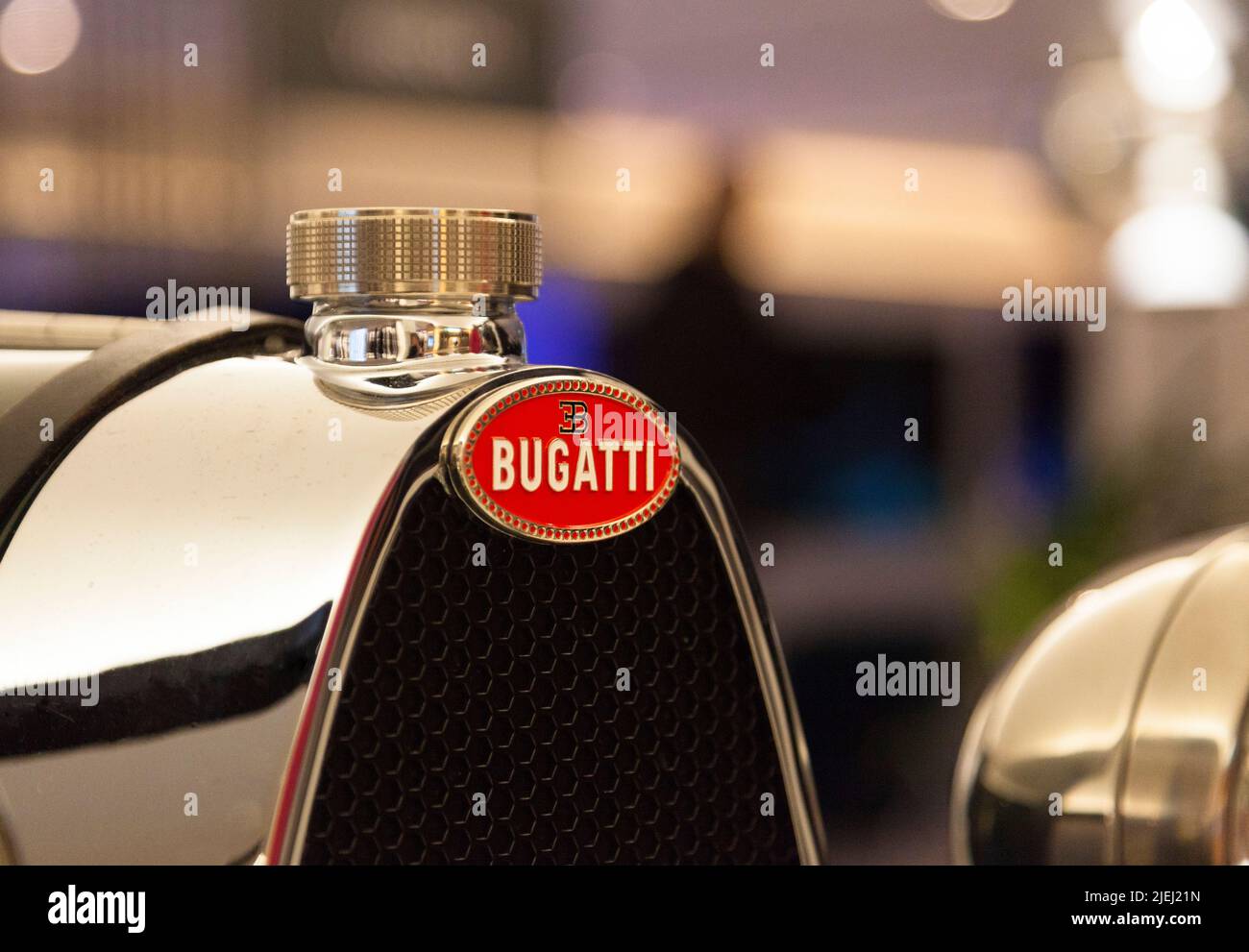 Piccola auto Bugatti Foto Stock