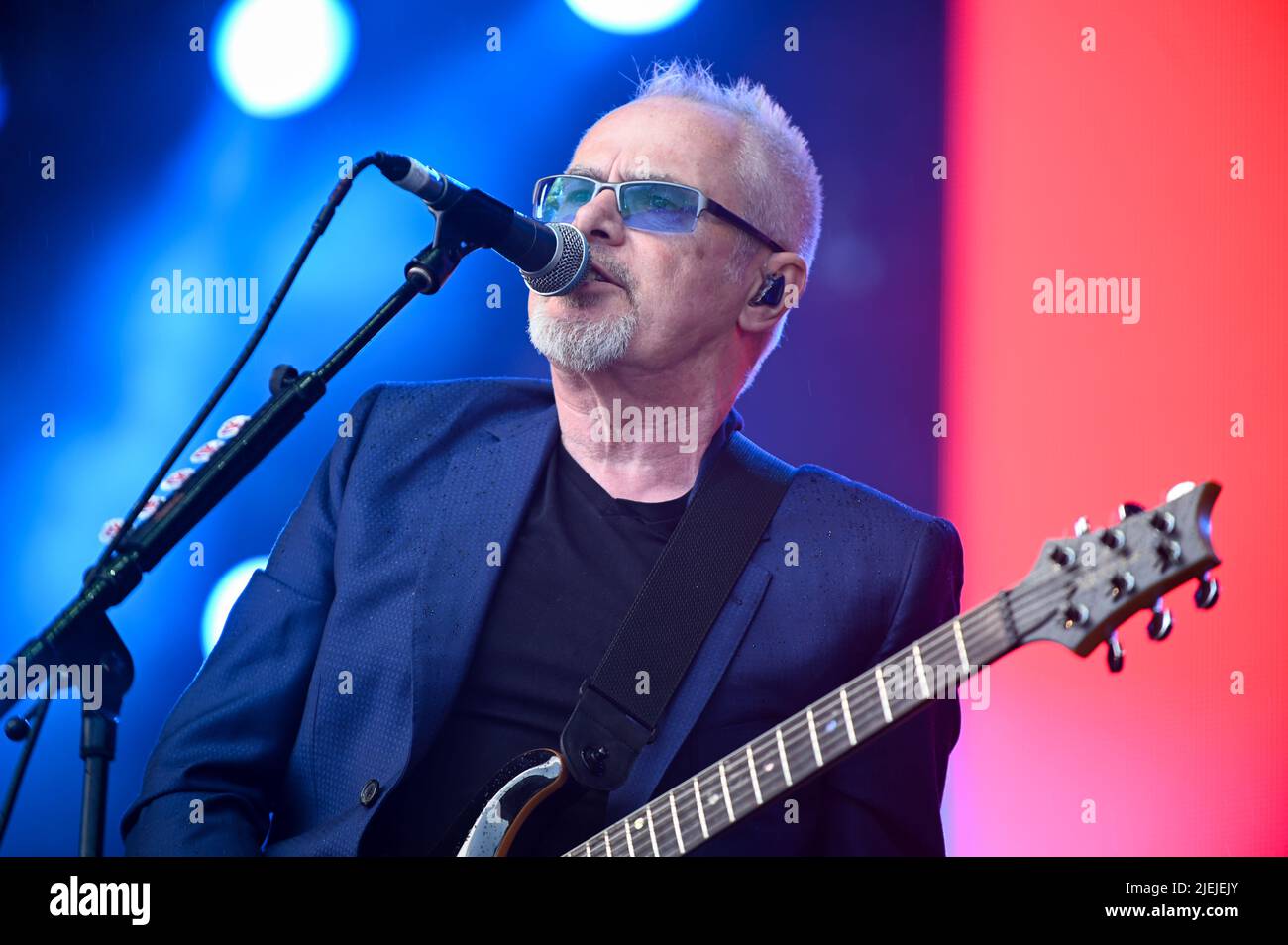 Leeds, Regno Unito. 25th giugno 2022. Nik Kershaw visto esibirsi al Lets Rock Leeds 80s Festival a Temple Newsom, Regno Unito. Credit: SOPA Images Limited/Alamy Live News Foto Stock