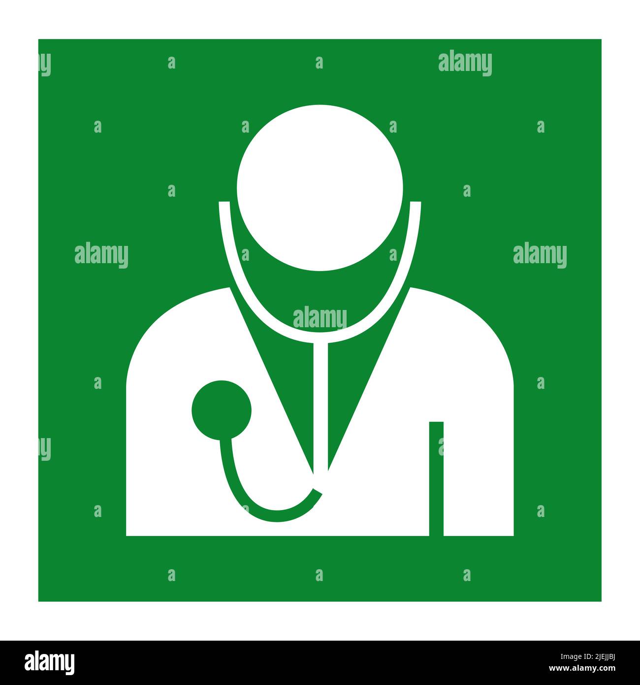 Simbolo del medico Isola su sfondo bianco,Illustrazione vettoriale EPS.10 Illustrazione Vettoriale
