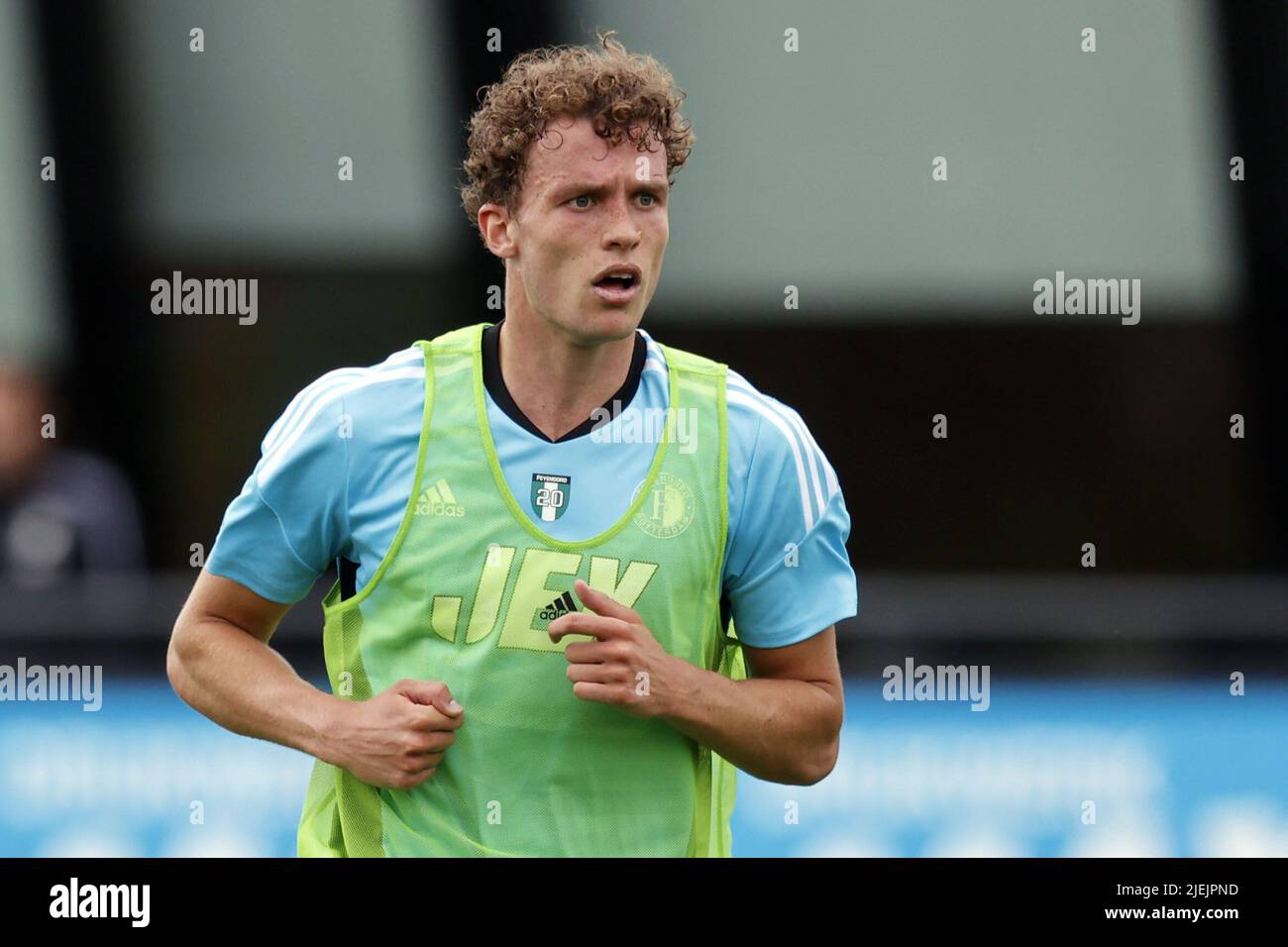 2022-06-27 12:26:06 ROTTERDAM - Mats Wieffer di Feyenoord durante la prima sessione di allenamento di Feyenoord al complesso sportivo 1908 il 27 giugno 2022 a Rotterdam, Olanda. ANP PIETER STAM DE JONGE olanda OUT - belgio OUT Foto Stock