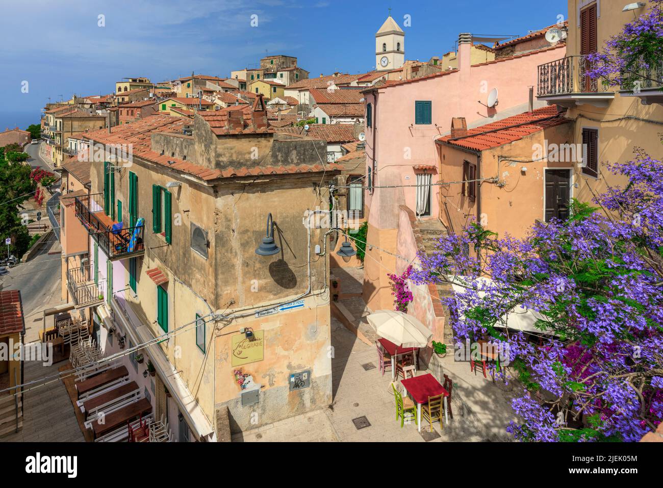 Capoliveri, Elba, Toscana, Italia Foto Stock