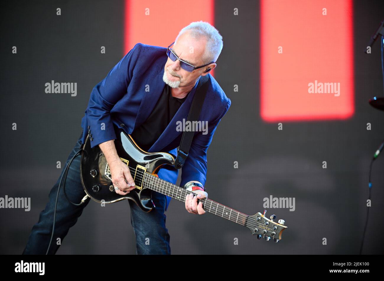 Leeds, Regno Unito. 25th giugno 2022. Nik Kershaw visto esibirsi al Lets Rock Leeds 80s Festival a Temple Newsom, Regno Unito. (Foto di Robin Burns/SOPA Images/Sipa USA) Credit: Sipa USA/Alamy Live News Foto Stock