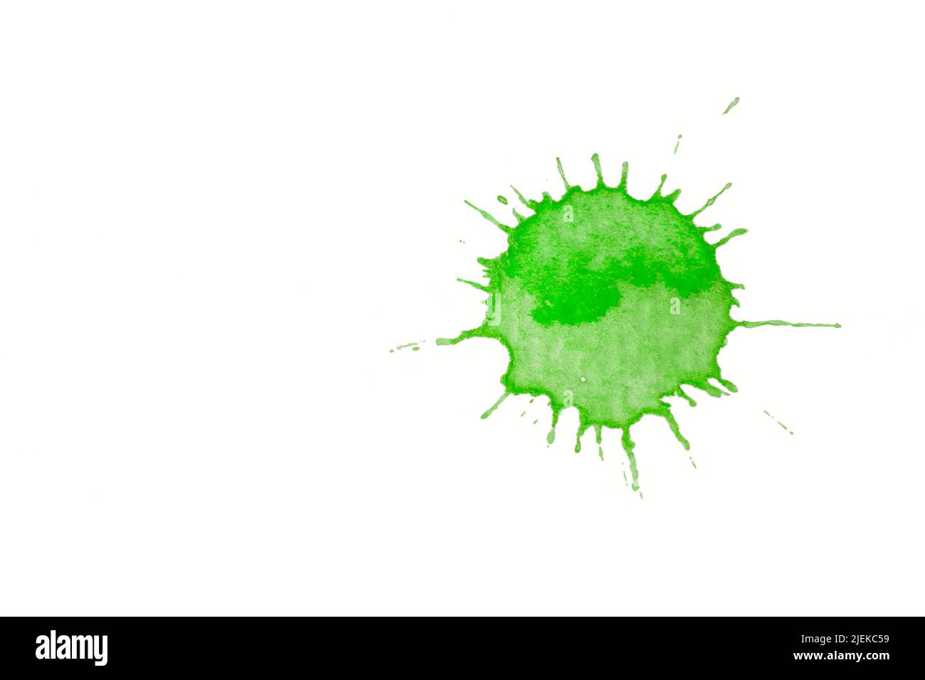 Astratto verde acquerello crack sparso sfondo utilizzare come un visivo e il design. Foto Stock