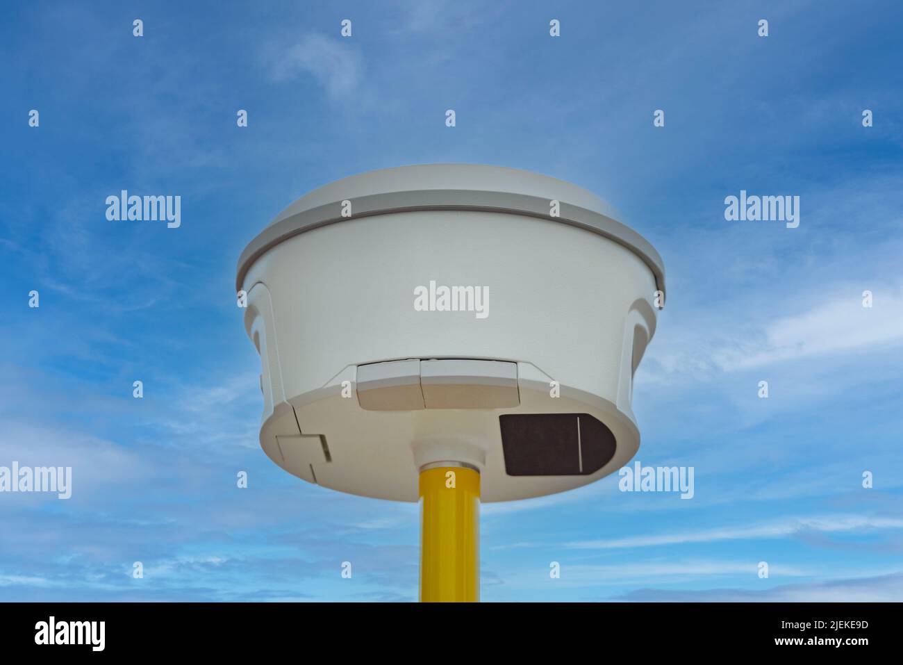 Antenna GPS GNSS per macchine agricole Foto Stock