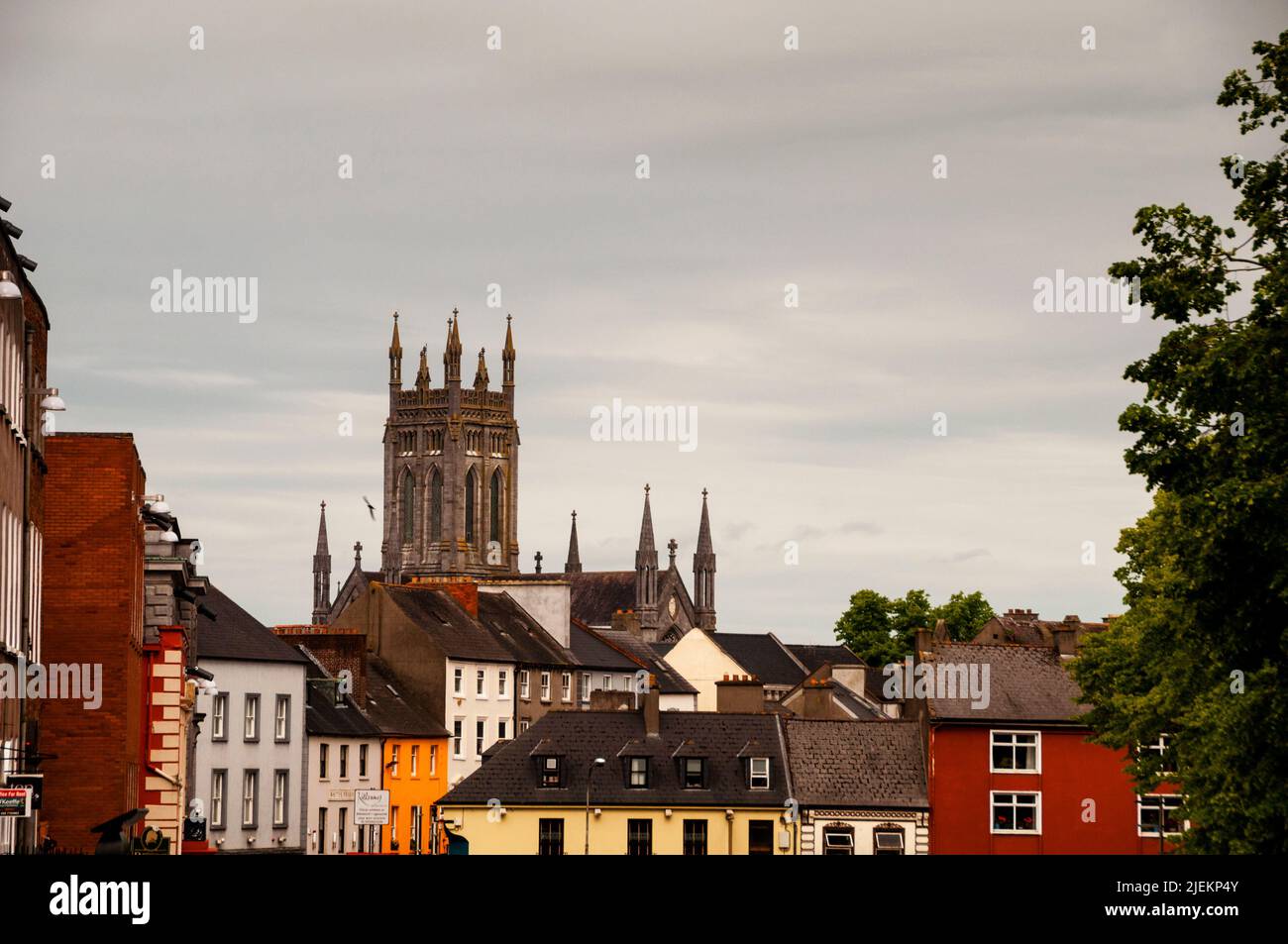 St. Gotica Cattedrale di Mary nella medievale Kilkenny, Irlanda. Foto Stock