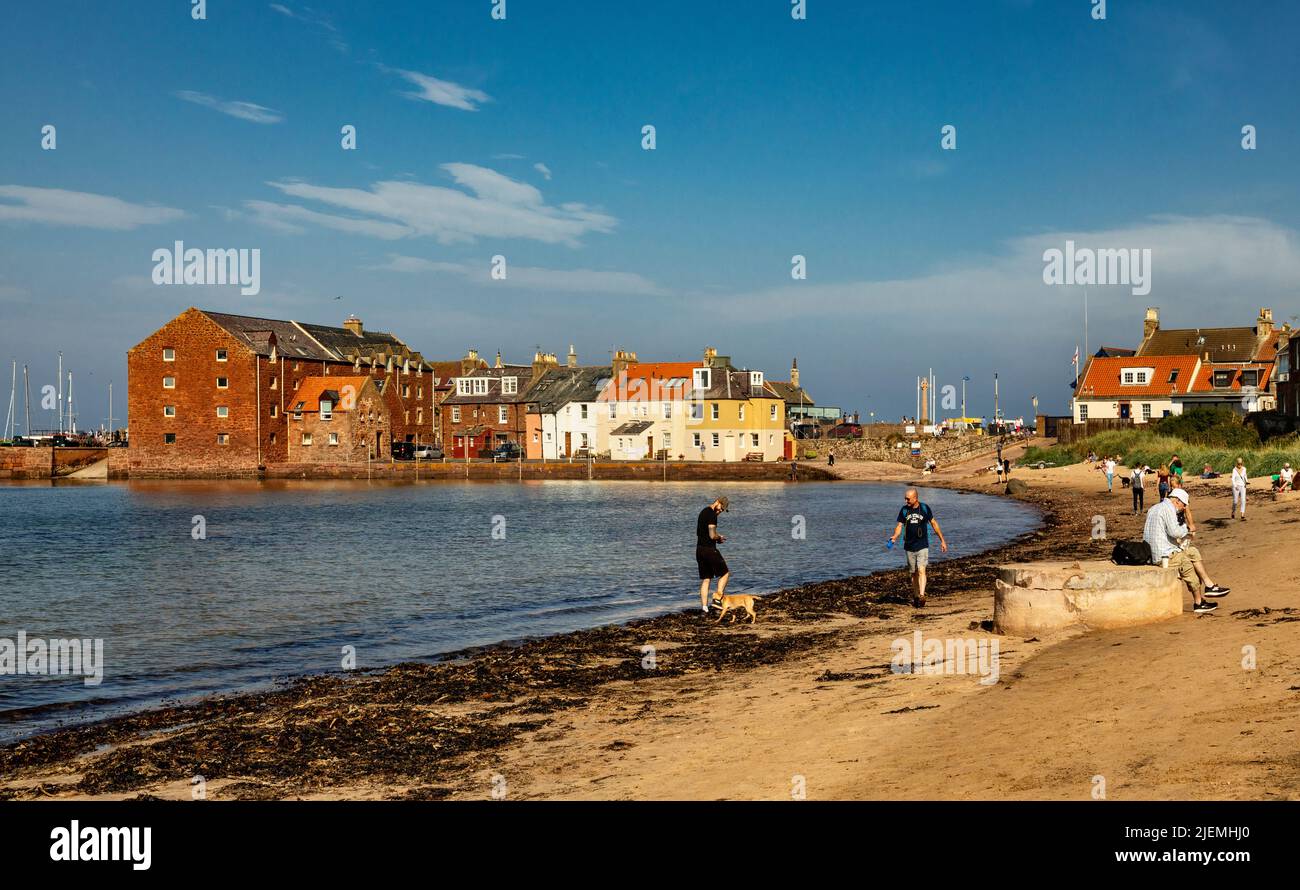 North Berwick, una città sul mare ed ex burgh reale in East Lothian, Scozia. Un posto bellissimo da visitare. Foto Stock