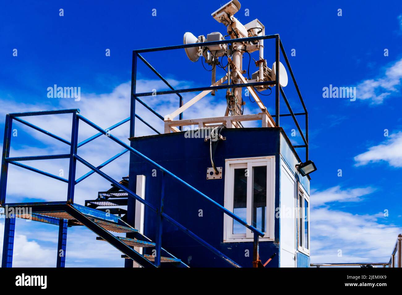 Controllo elettronico delle frontiere. Il recinto di confine di Melilla fa parte del confine Marocco-Spagna nella città di Melilla. Costruito dalla Spagna, il suo pu dichiarato Foto Stock