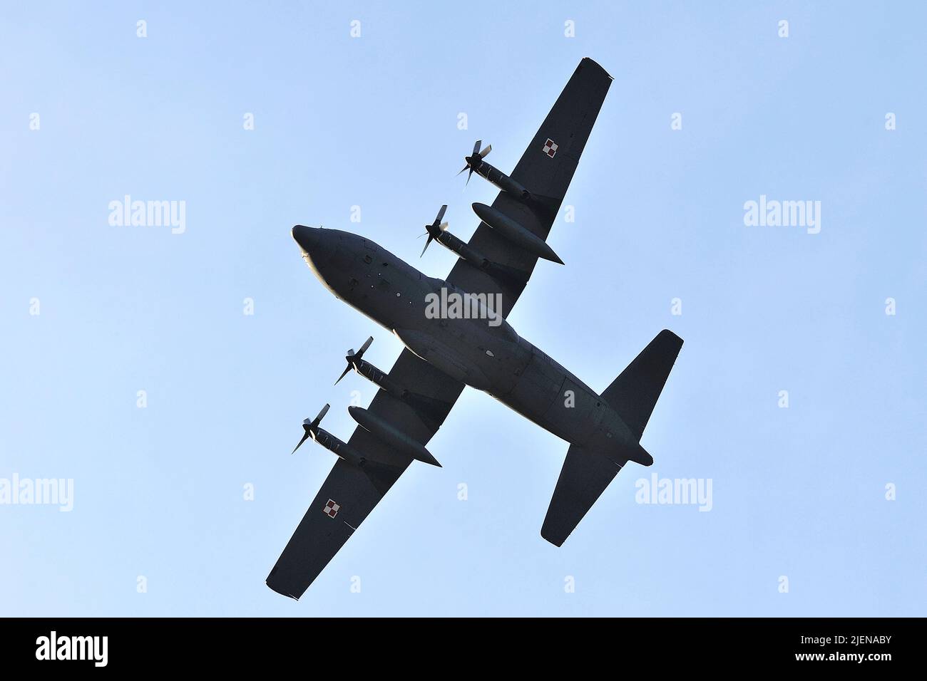 C-130H Hercules, Lockheed, trasporto militare, militare, trasporto aereo militare. Foto Stock