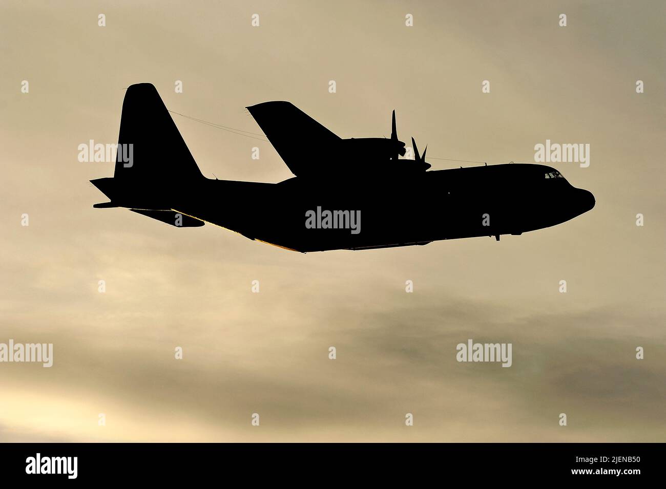 C-130H Hercules, Lockheed, trasporto militare, militare, trasporto aereo militare. Foto Stock