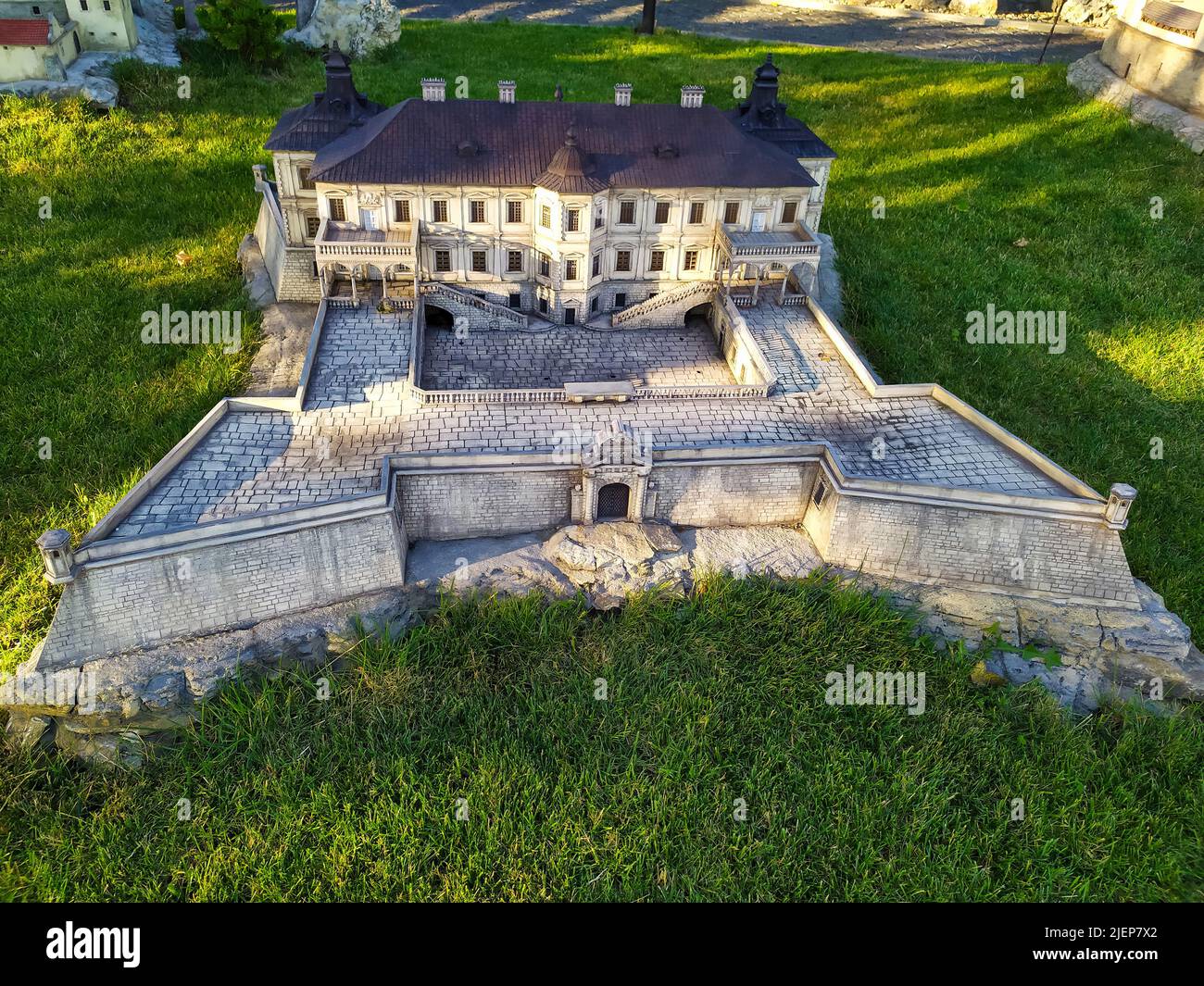 Copia Castello di Pidhirtsi Foto Stock