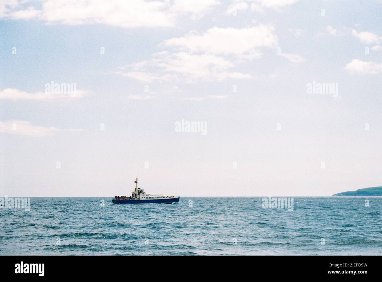 Dorset Belle Pleasure Cruise, Bournemouth, Dorset, Inghilterra, Regno Unito. Foto Stock