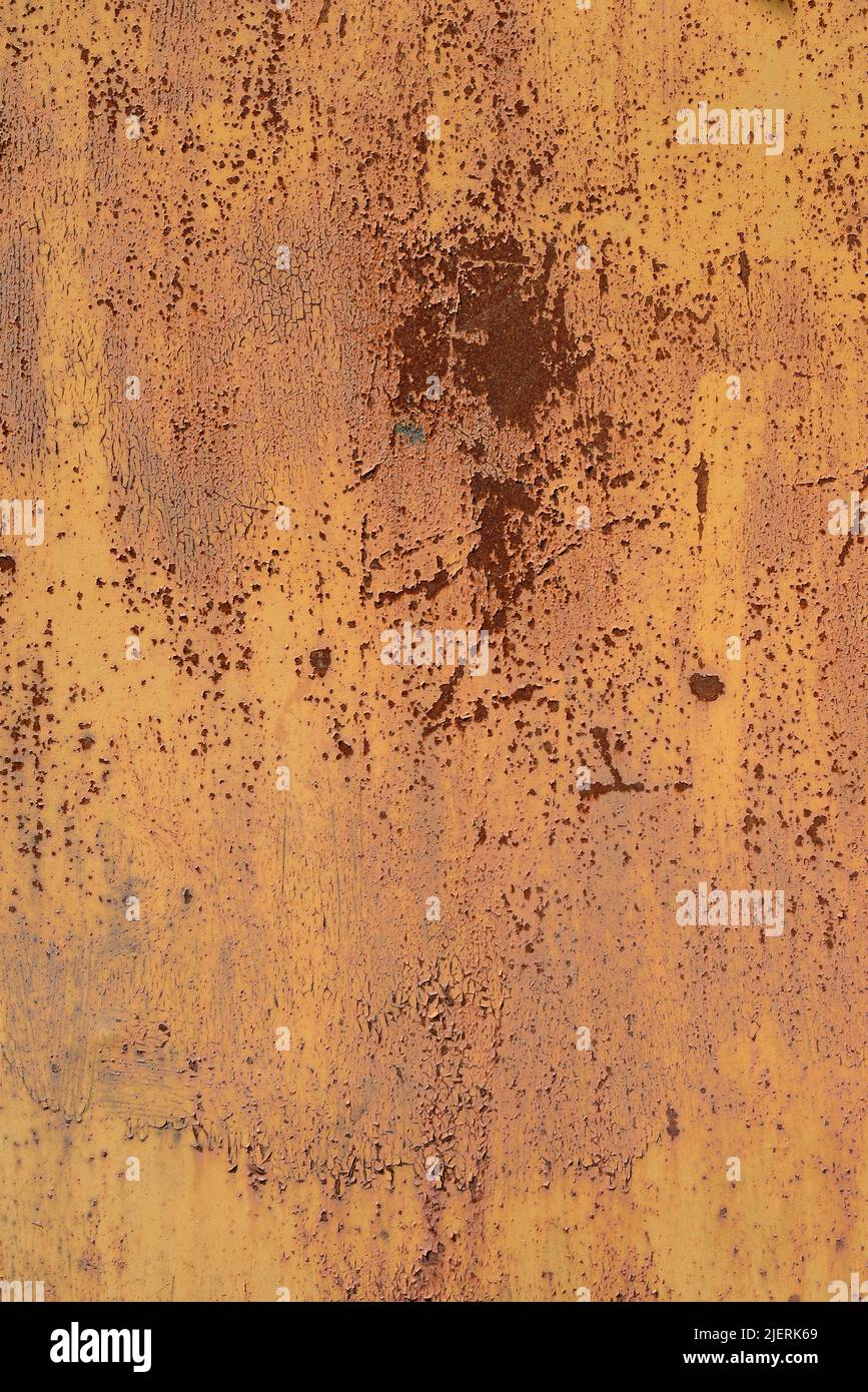 Struttura in metallo grunge arrugginito. Foto Stock