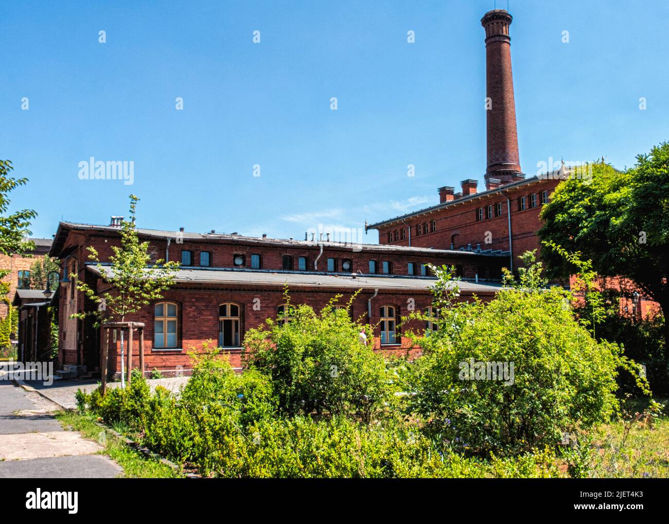 Casa 4, servizi di benessere giovanile di Pankow District Office situato in edifici storici ospedale da architetto Hermann Blankenstein & completato nel 188 Foto Stock