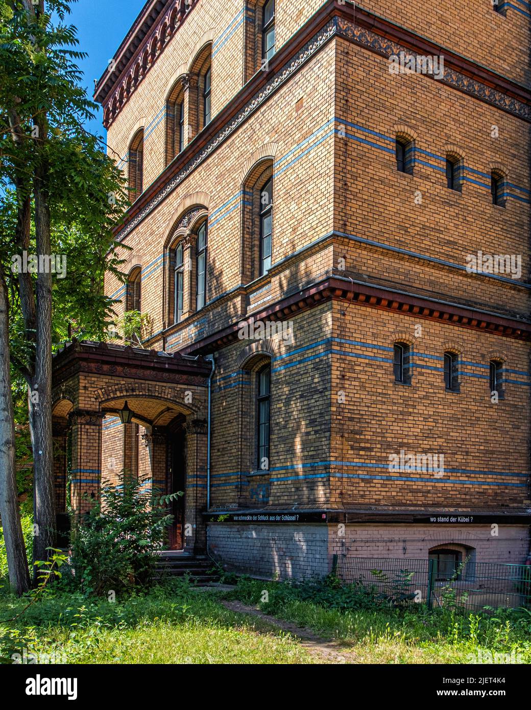 Casa 3 di Pankow District Office situato in edifici storici ospedale da architetto Hermann Blankenstein, Fröbelstraße 17, Prenzlauer Berg, Berlino Foto Stock