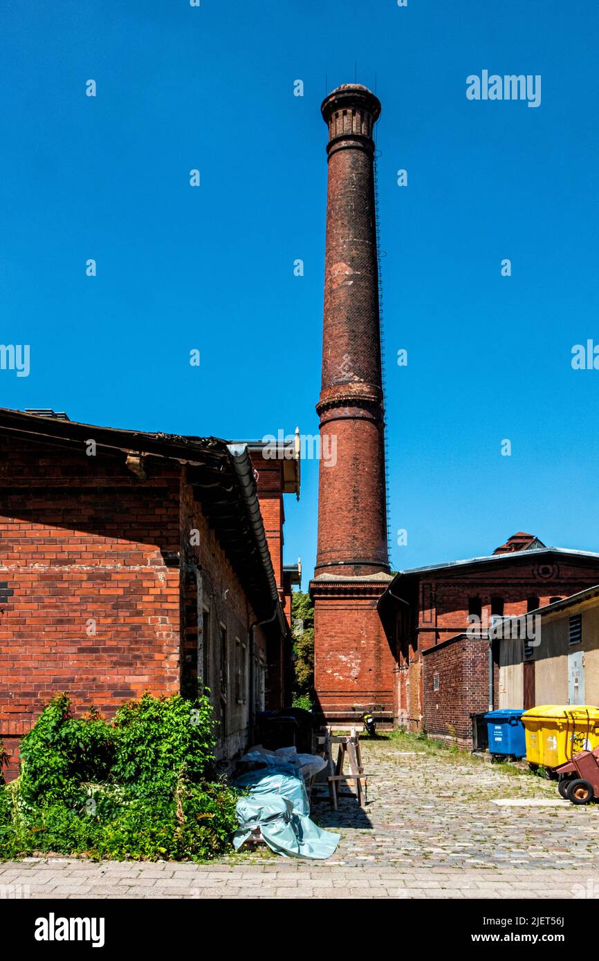 Casa 4, servizi di benessere giovanile di Pankow District Office situato in edifici storici ospedale da architetto Hermann Blankenstein & completato nel 188 Foto Stock