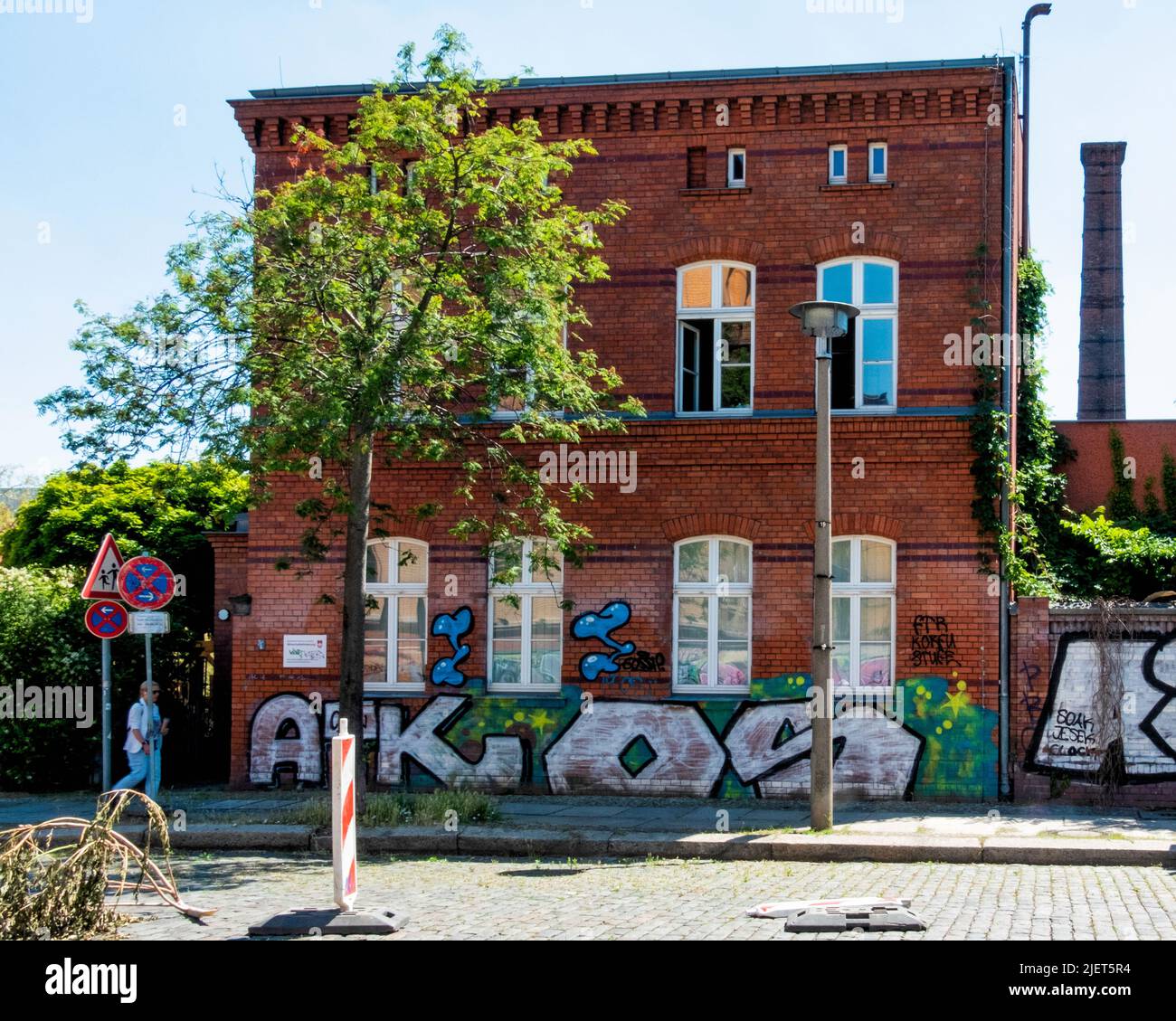 Ufficio distrettuale Pankow, Ufficio per lo sviluppo economico, Fröbelstraße 17, Prenzlauer Berg, Berlino Foto Stock