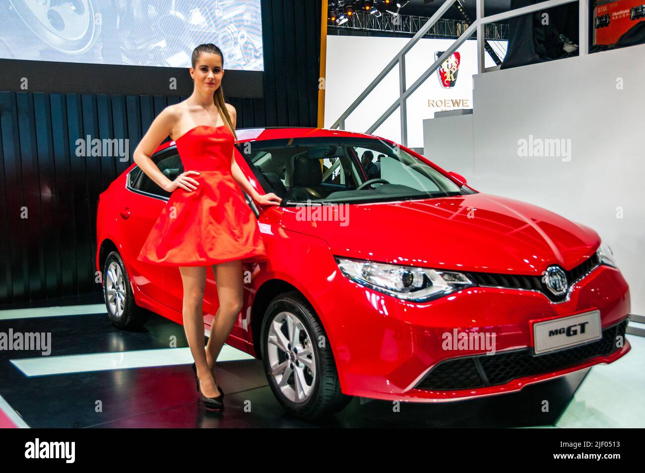 MG GT in mostra all'Auto Show di Guangzhou 2014. Foto Stock