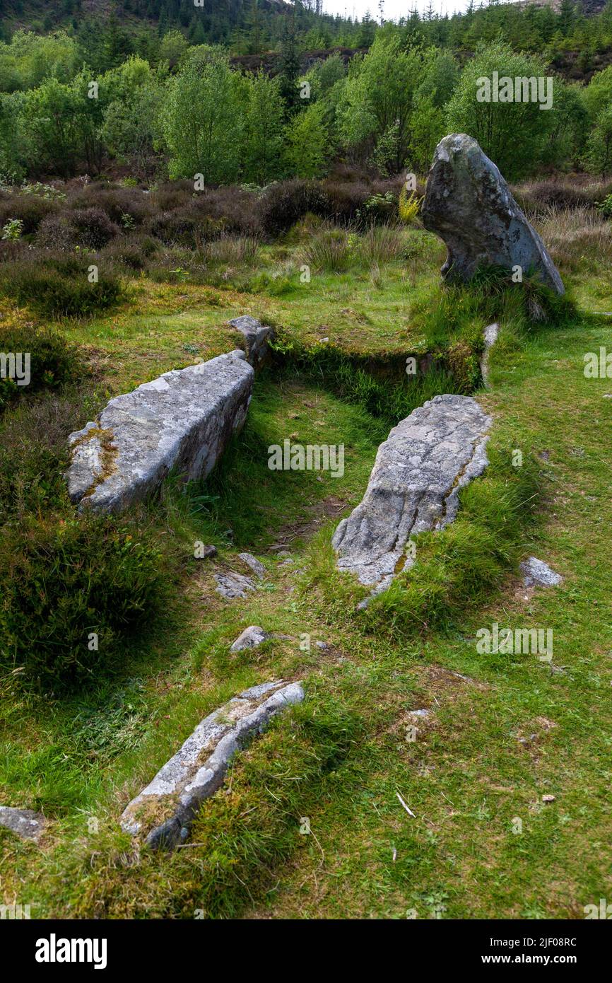 Le tombe giganti megalite sopra la baia di Whiting Foto Stock