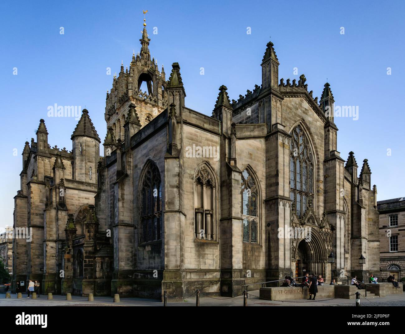 Cattedrale di St Giles, Edimburgo, la capitale della Scozia. Foto Stock
