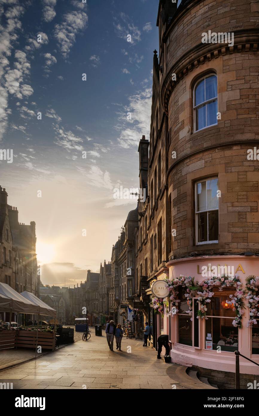 Edimburgo, la capitale della Scozia. Foto Stock