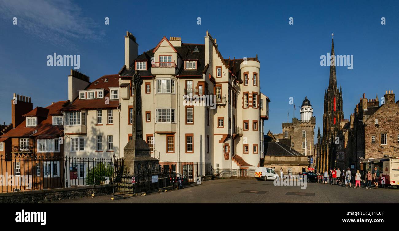 Edimburgo, la capitale della Scozia. Foto Stock