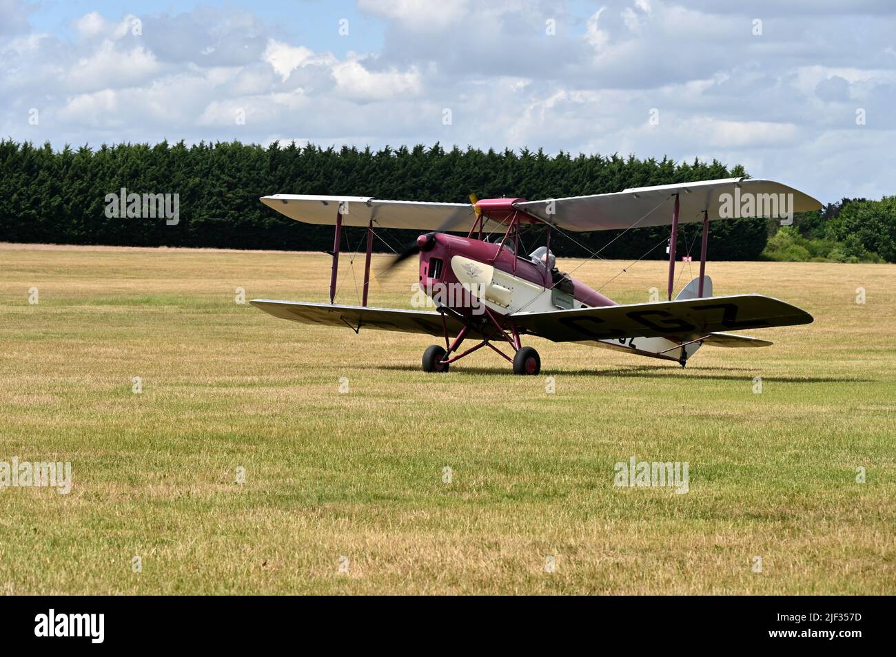 DH60G III Moth Major, White Waltham, Berkshire, Inghilterra Foto Stock