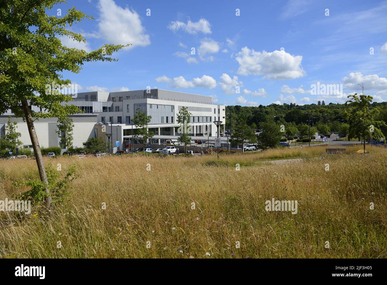 Tunbridge Wells Hospital, Pembury, vicino a Royal Tunbridge Wells, Kent, Regno Unito. Parte del Maidstone e Tunbridge Wells NHS Trust Foto Stock