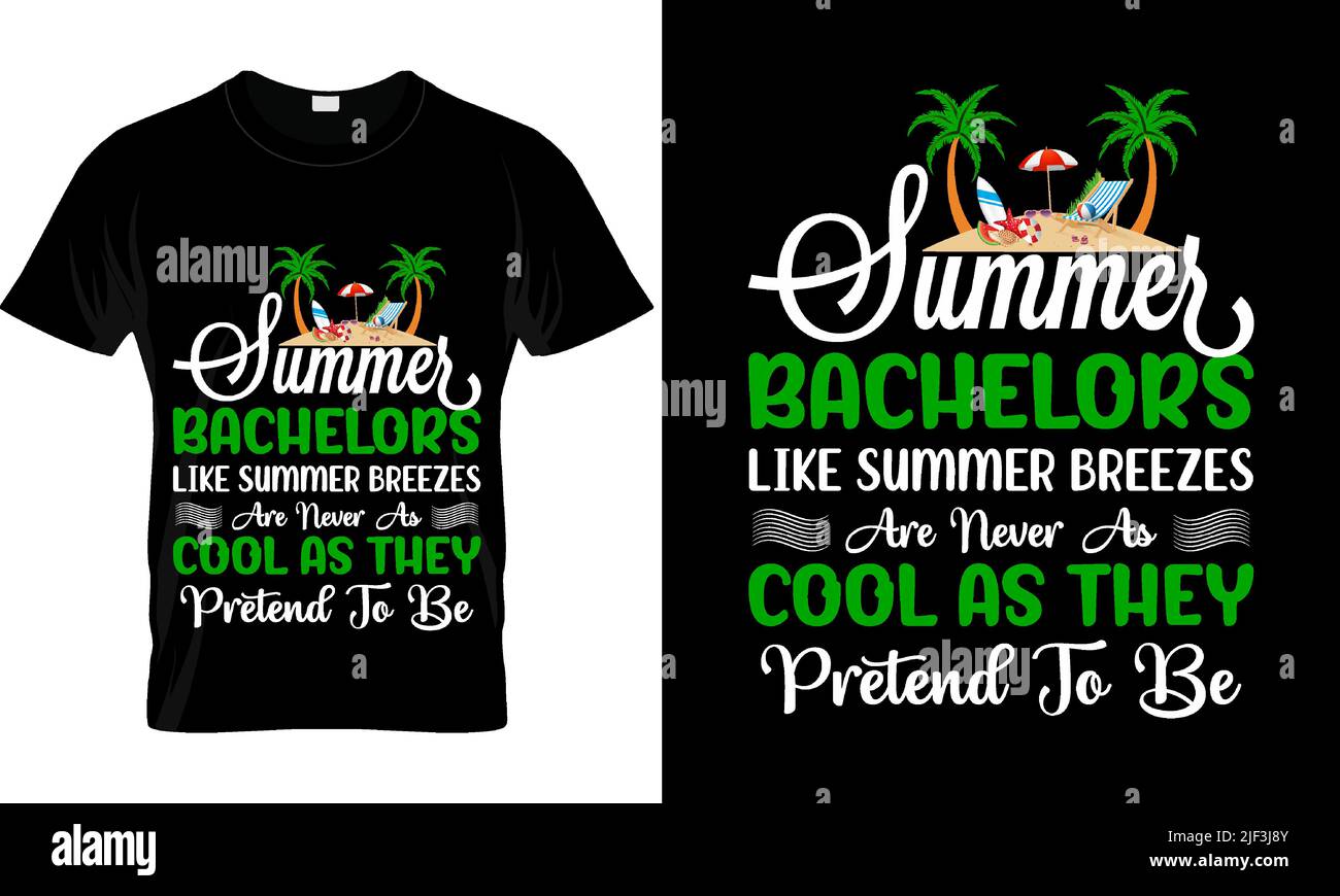 T-shirt estiva, T-shirt da spiaggia, illustrazione del tramonto di ciao estivo, Quotazioni estive e da spiaggia Illustrazione Vettoriale