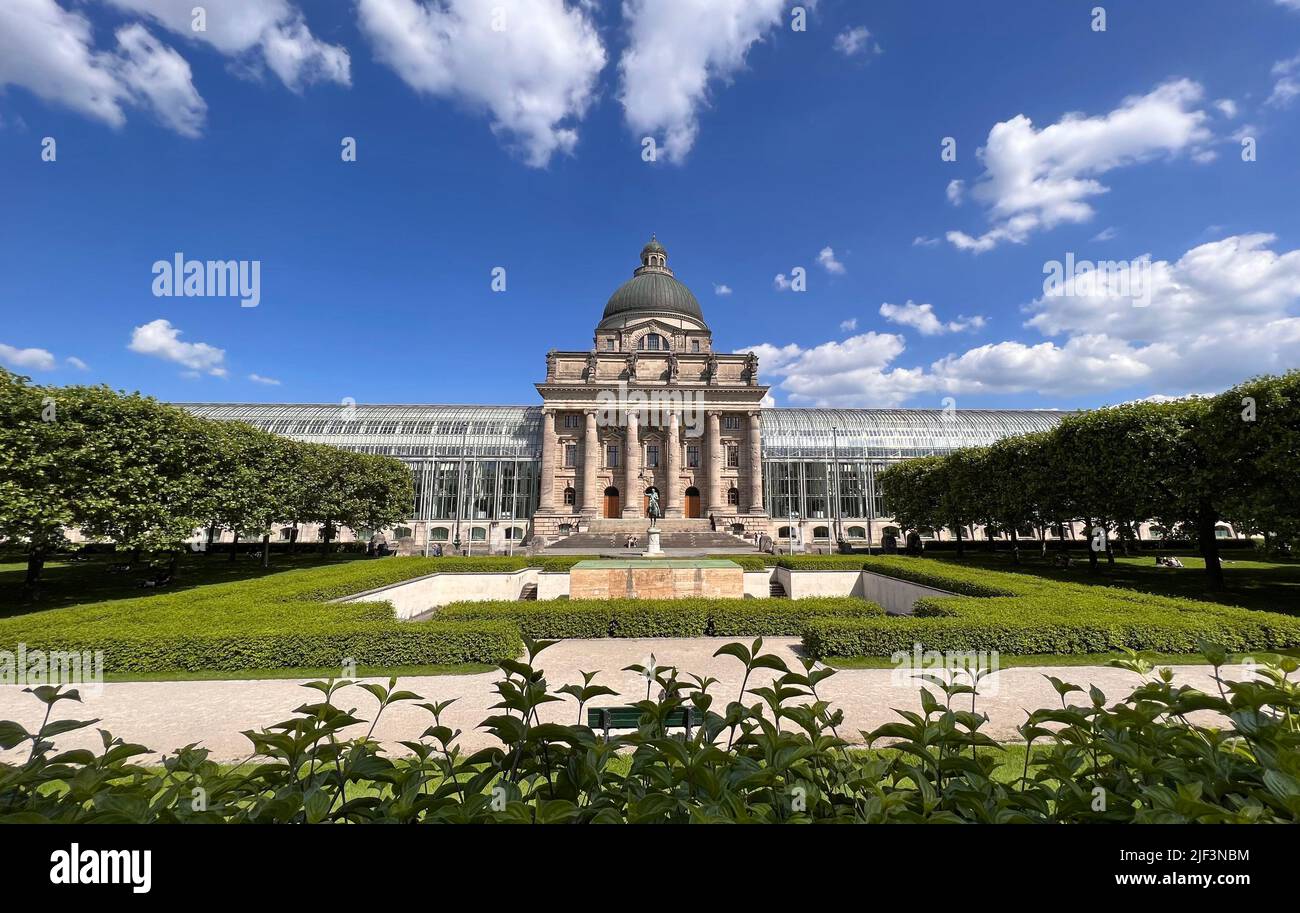 Stato ufficio del governo della Baviera, Monaco di Baviera, Germania Foto Stock