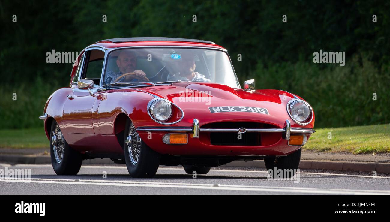 Jaguar 1969 e TYPE Foto Stock