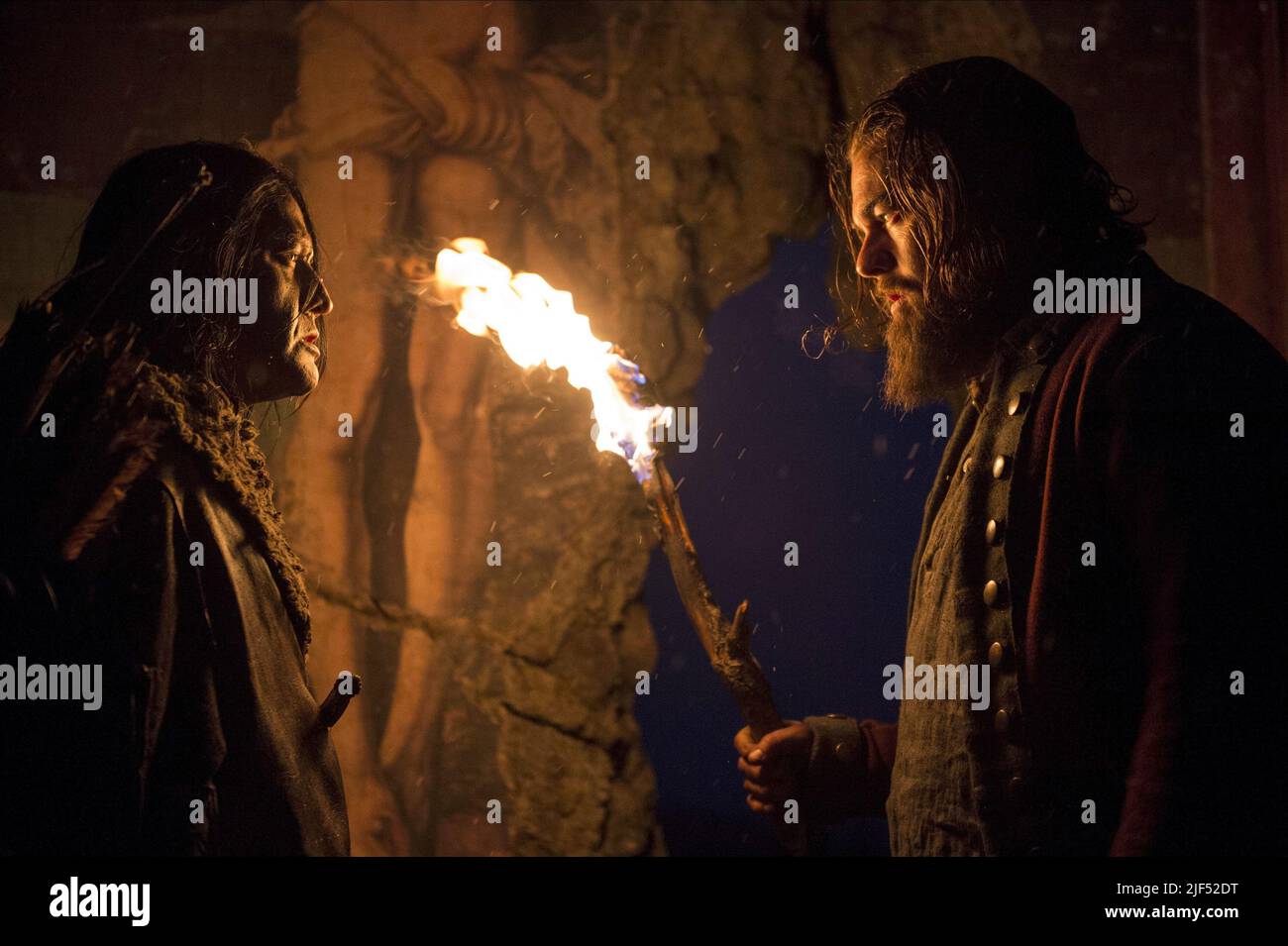 REDCLOUD,DICAPRIO, IL REVENANT, 2015 Foto Stock