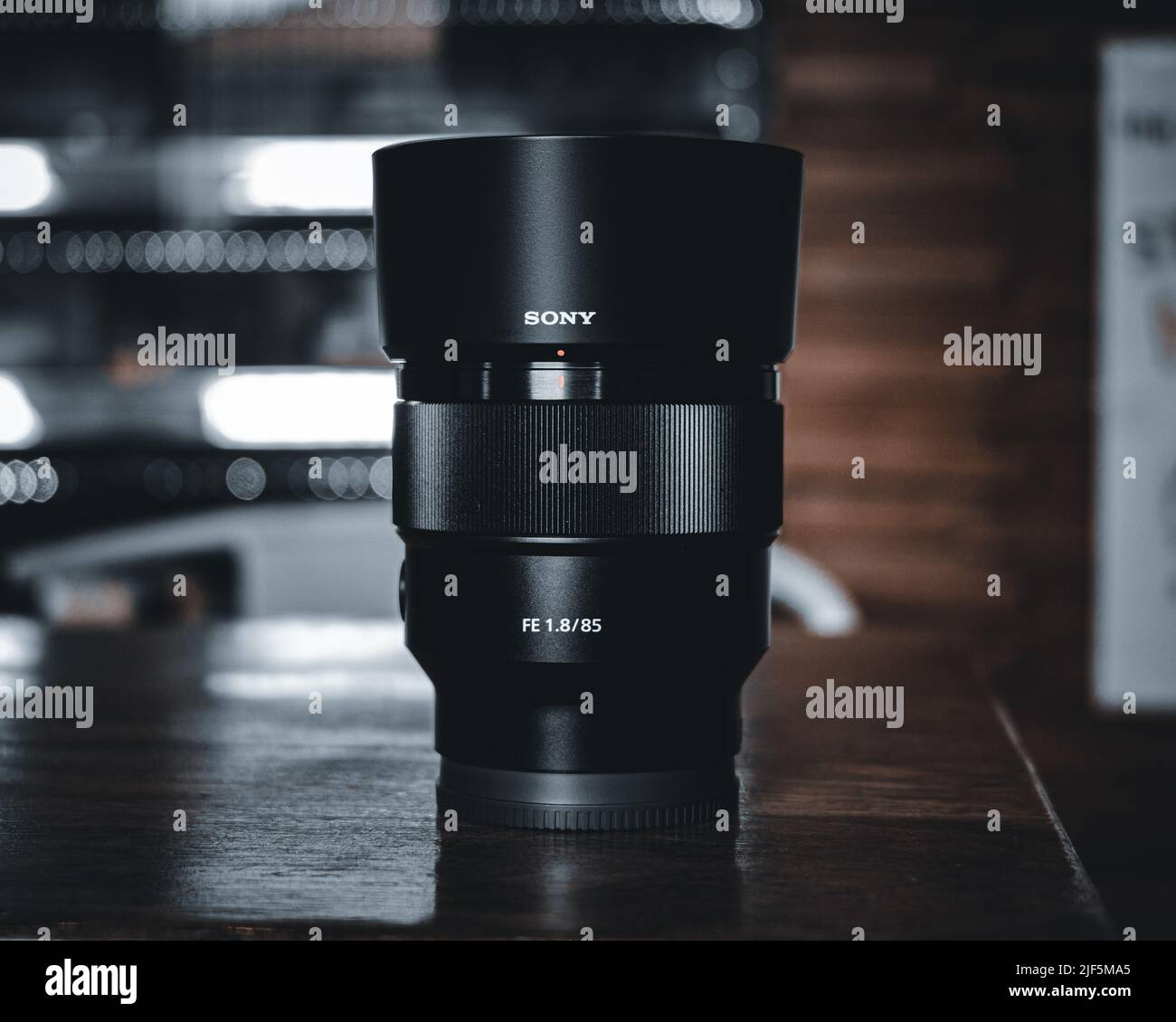 Obiettivo Fe 85mm F1,8 Sony Foto Stock