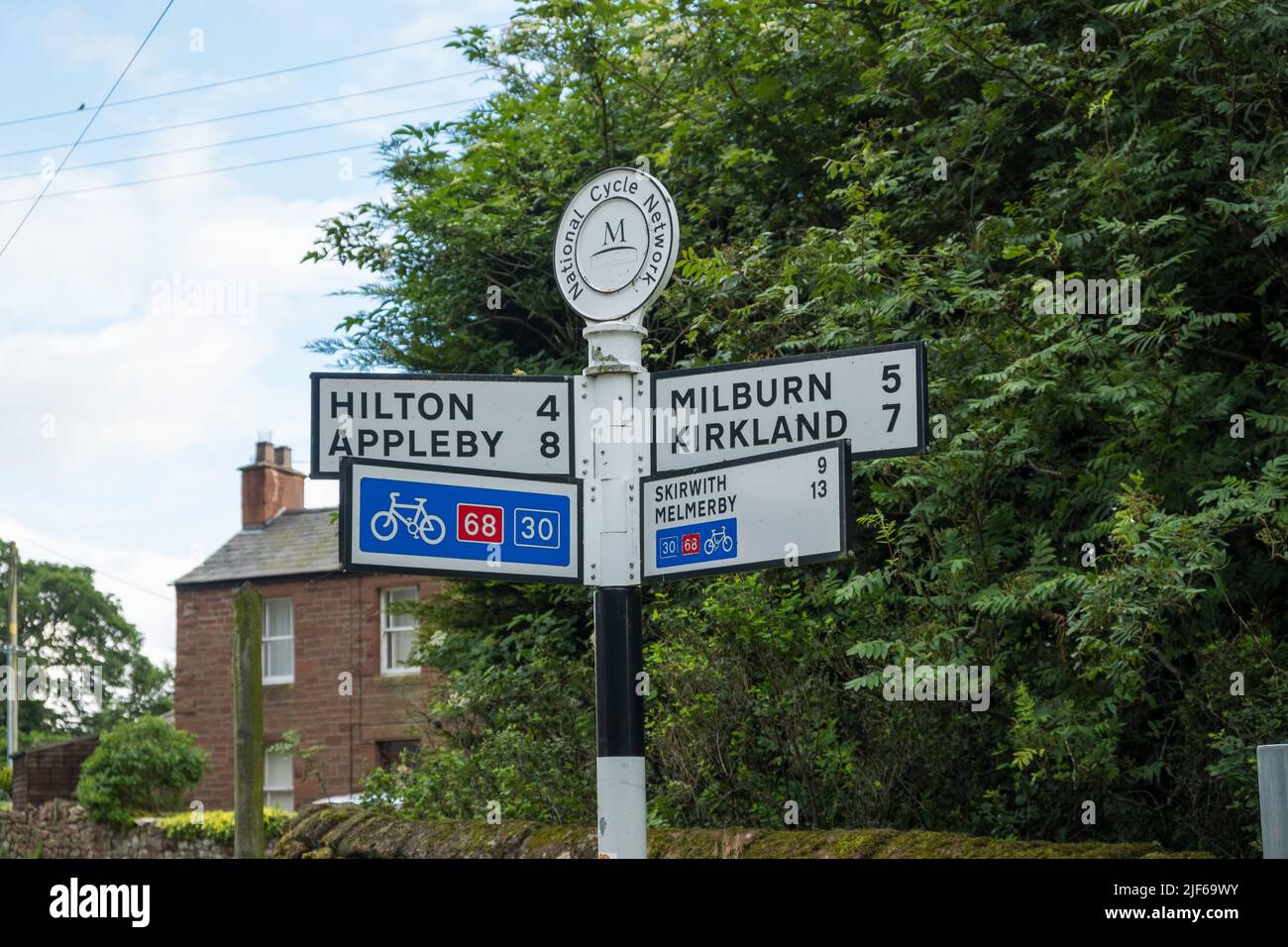 Il villaggio di Dufton vicino Appleby-in-Westmorland, Cumbria Foto Stock