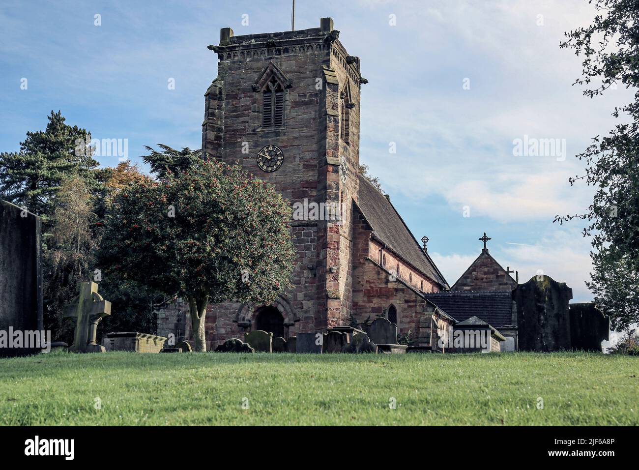 St Mary la chiesa della Vergine Uttoxeter Staffordshire Foto Stock