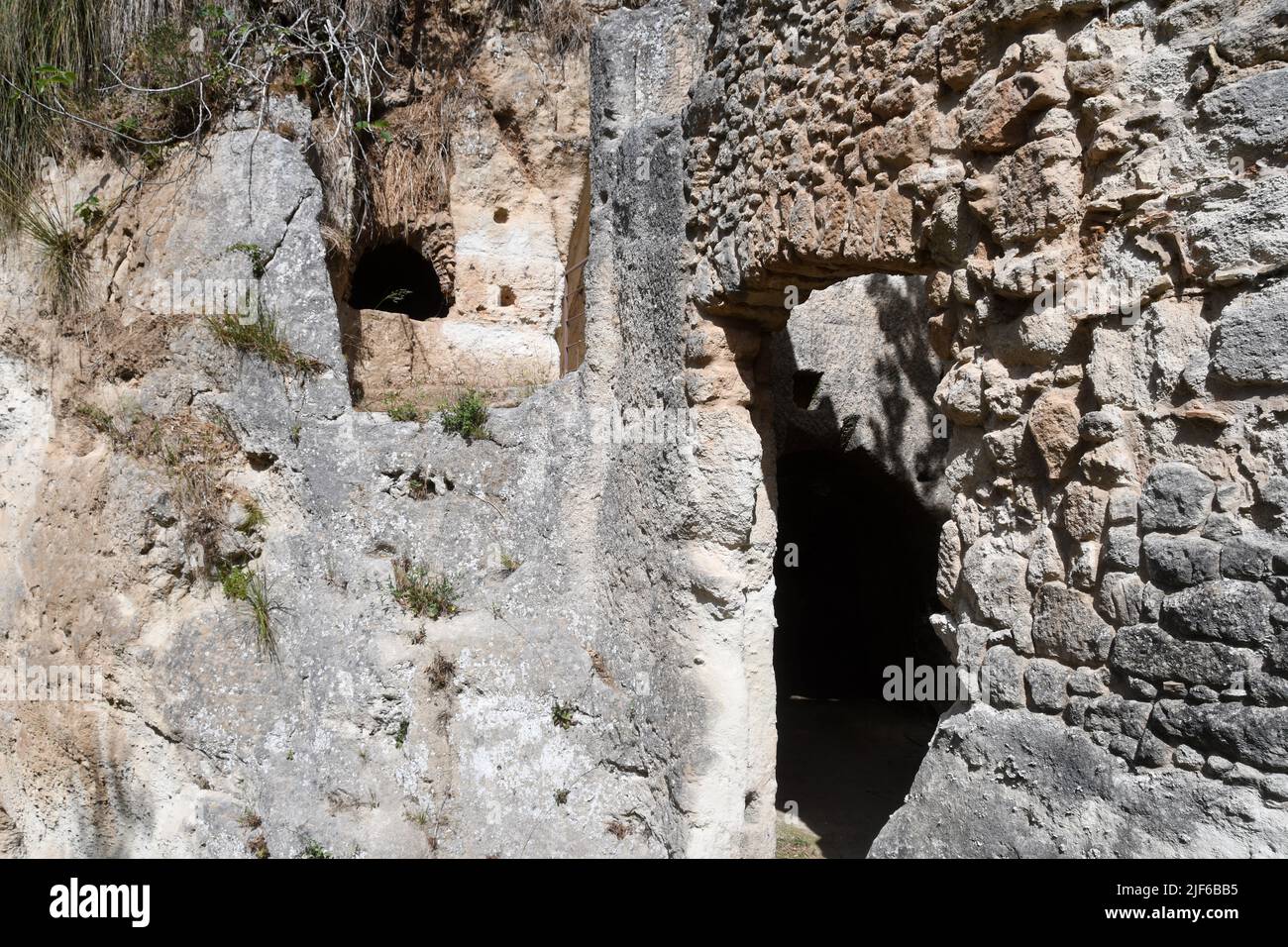 Zungri Vibo Valentia - rupelano del villaggio Foto Stock
