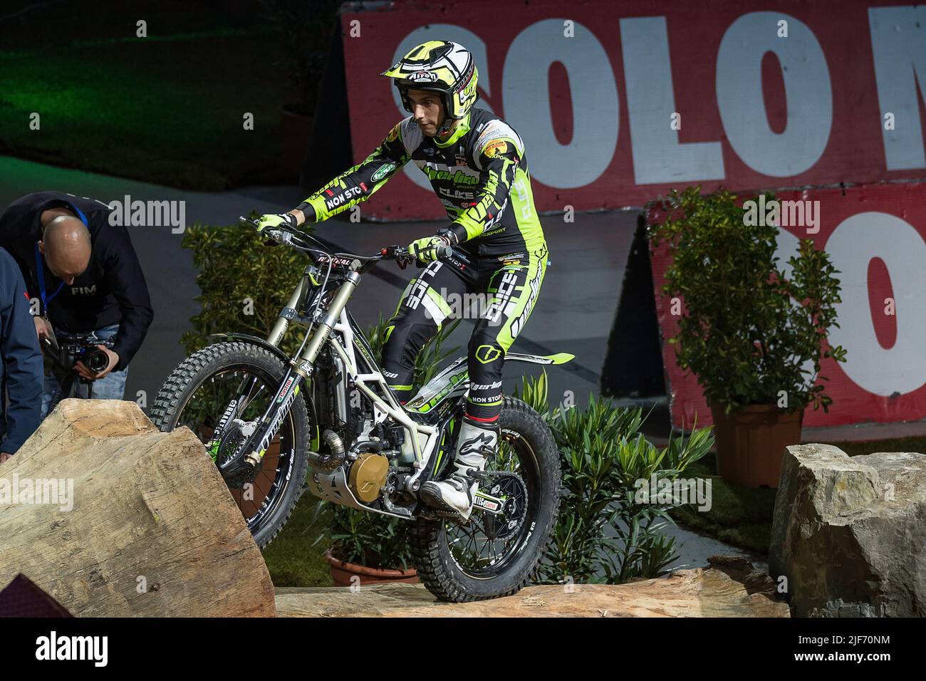 Mostra Trial bike. Vertigini combattimento 300 Foto Stock