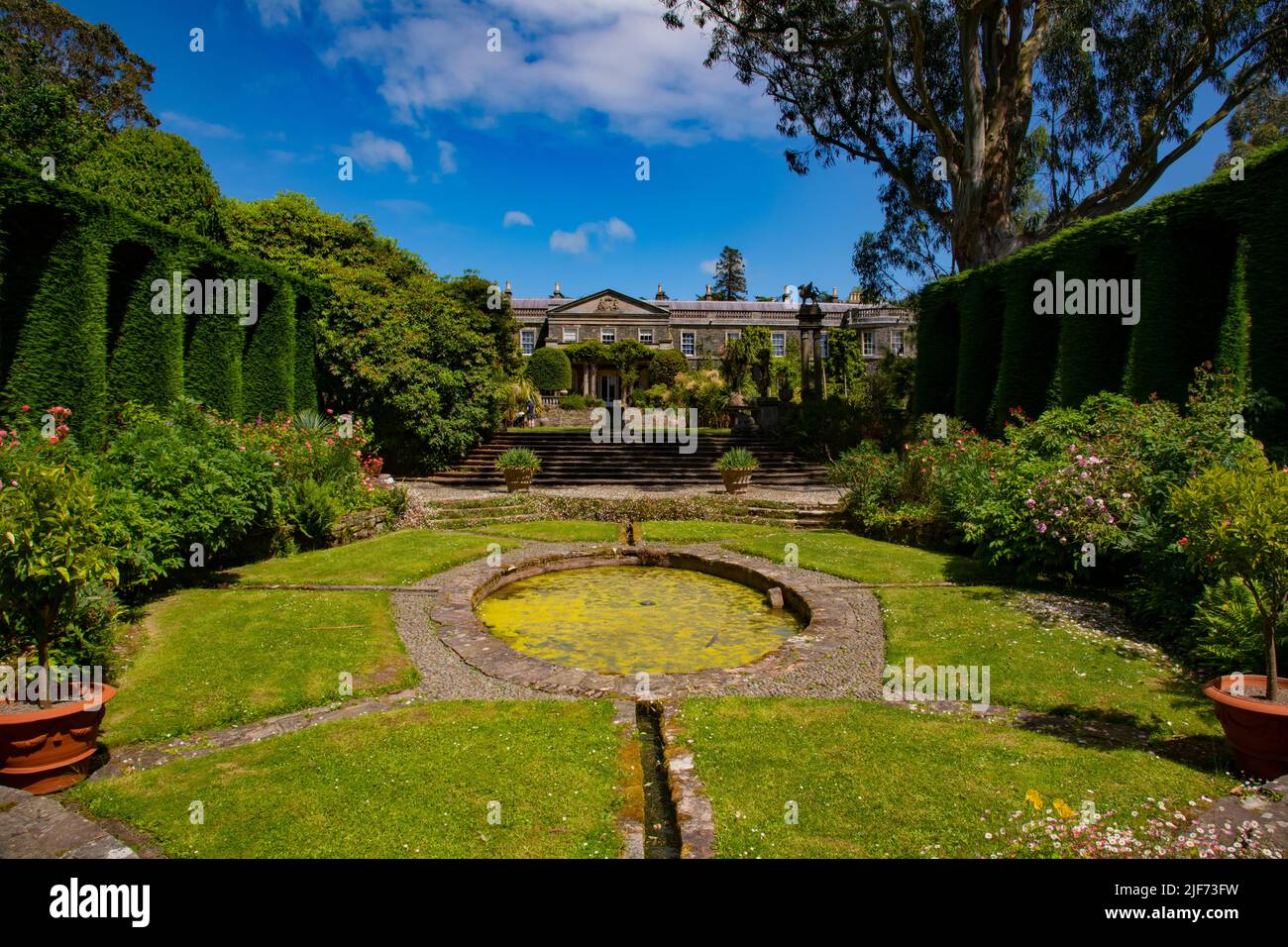 Mount Stewart House and Gardens, Greyabbey, Strangford Lough, County Down, Irlanda del Nord Foto Stock