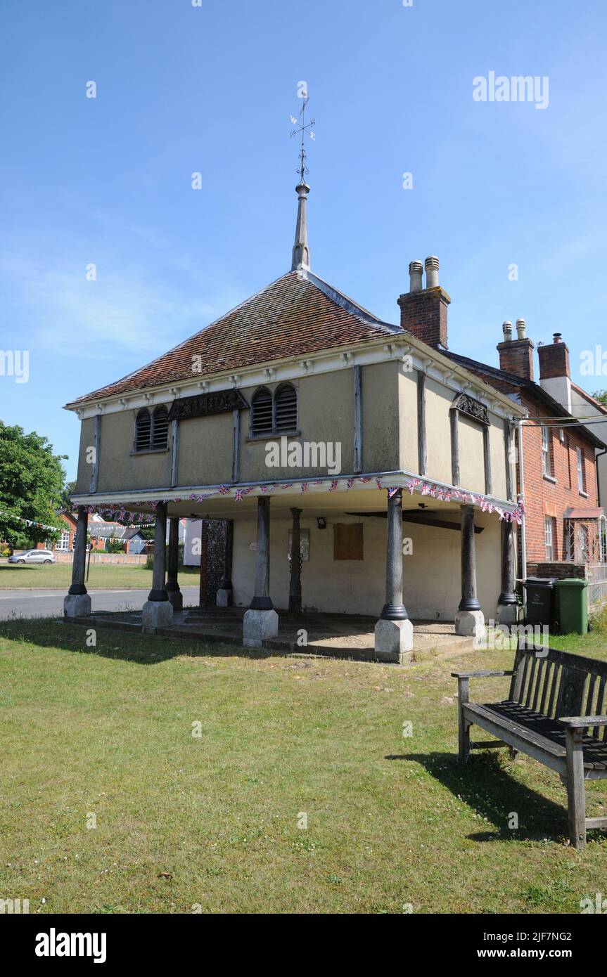 Market Cross, New Buckenham, Norfolk Foto Stock