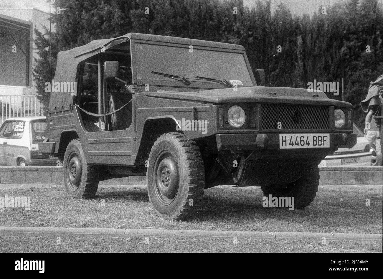 Classico tedesco fuori strada suv dell'esercito. Volkswagen Iltis tipo 183 Foto Stock