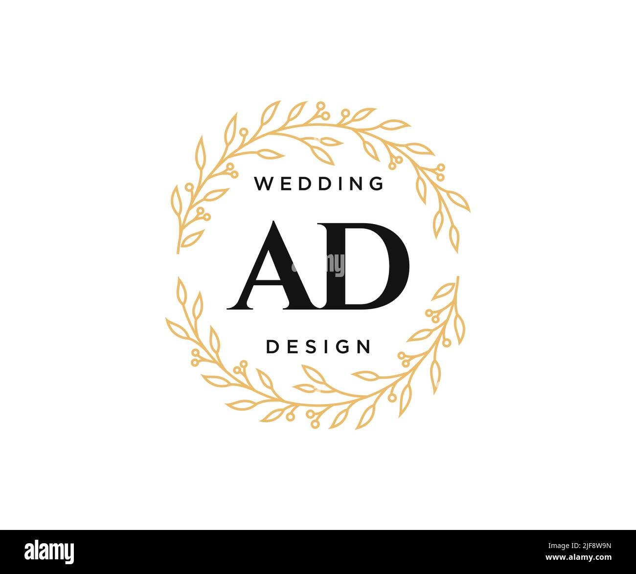 PUBBLICITÀ iniziali lettera matrimonio monogramma collezione loghi, disegnati a mano moderni minimalistici e modelli floreali per carte di invito, Salva la data, elegante Illustrazione Vettoriale