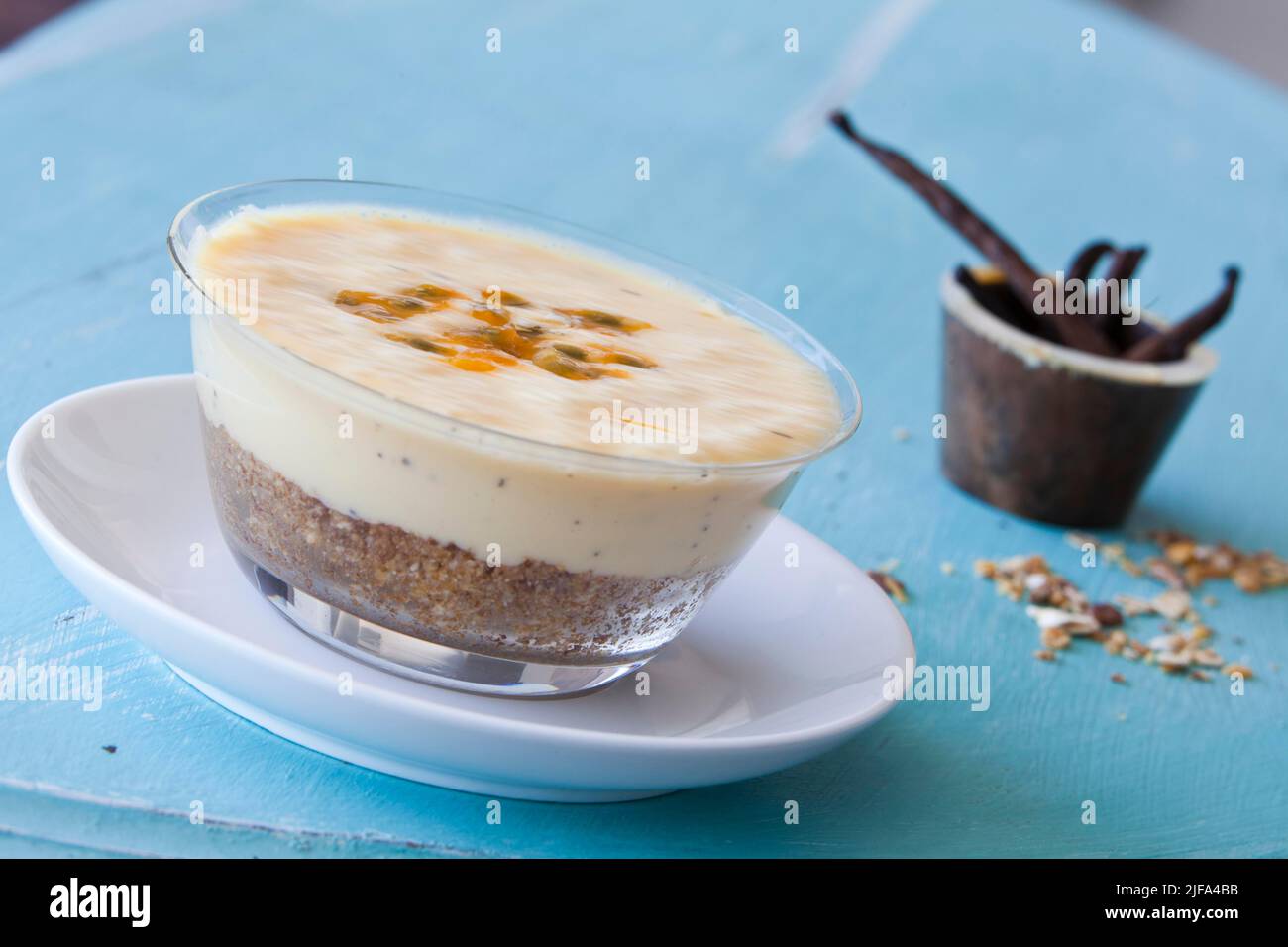 Ricette a base di cereali con frutta e noci Foto Stock