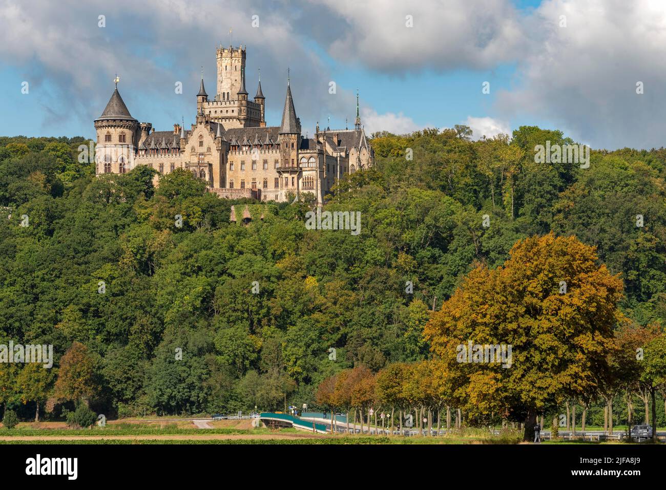 Castello di Marienburg, Pattensen, bassa Sassonia, Germania Foto Stock