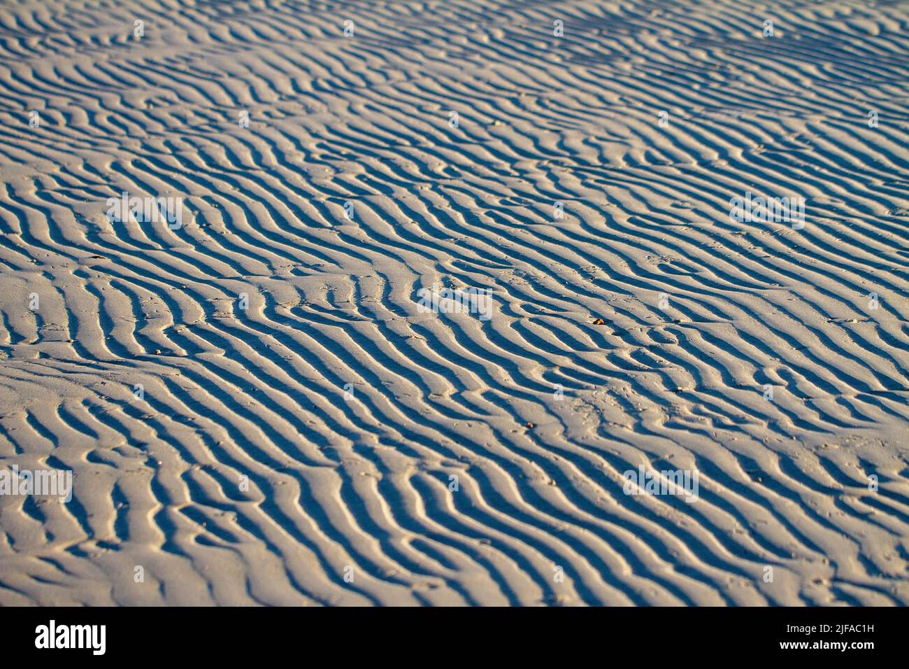 Modelli astratti su una spiaggia Foto Stock