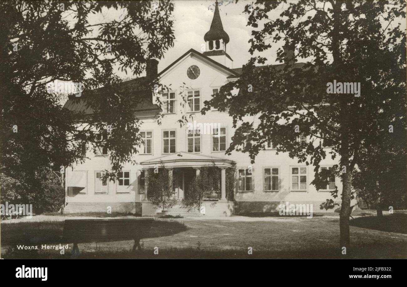 Dai vani auto. La prima notte in Voxna Manor Pension. Foto Stock