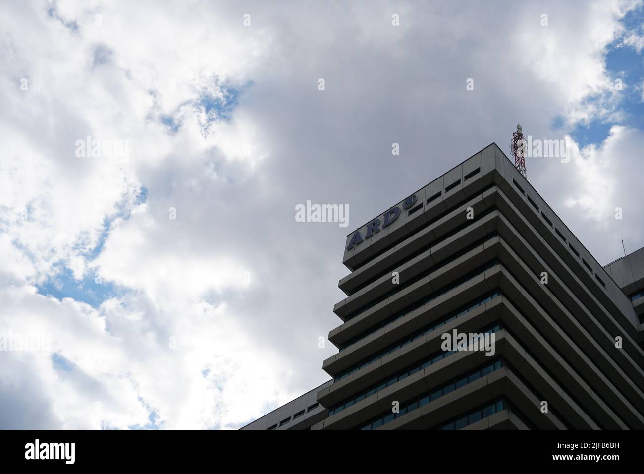 ARD Bayerischer Rundfunk (Fernsehnetzwerk-öffentlich-rechtlichen Rundfunkanstalten) Foto Stock