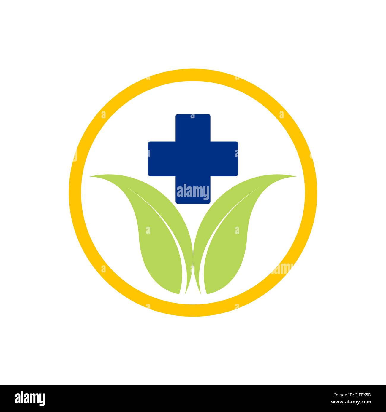 Nuova farmacia medico sanitario medici croce icona e simboli. Illustrazione Vettoriale