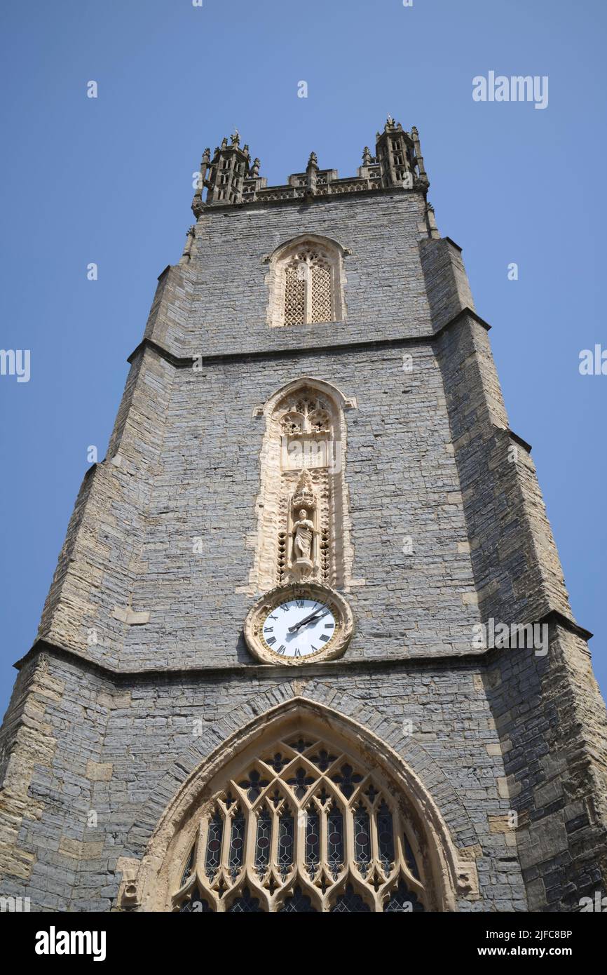 St Johns Church Cardiff Galles del Sud Regno Unito Foto Stock