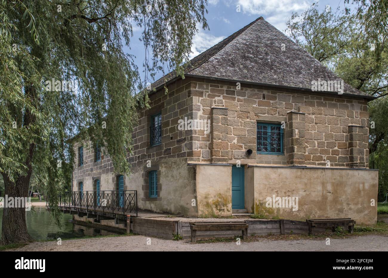 Lac du Causse - Moulin de Lissac Foto Stock