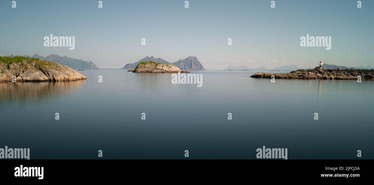 Paesaggio in Lofoten Foto Stock