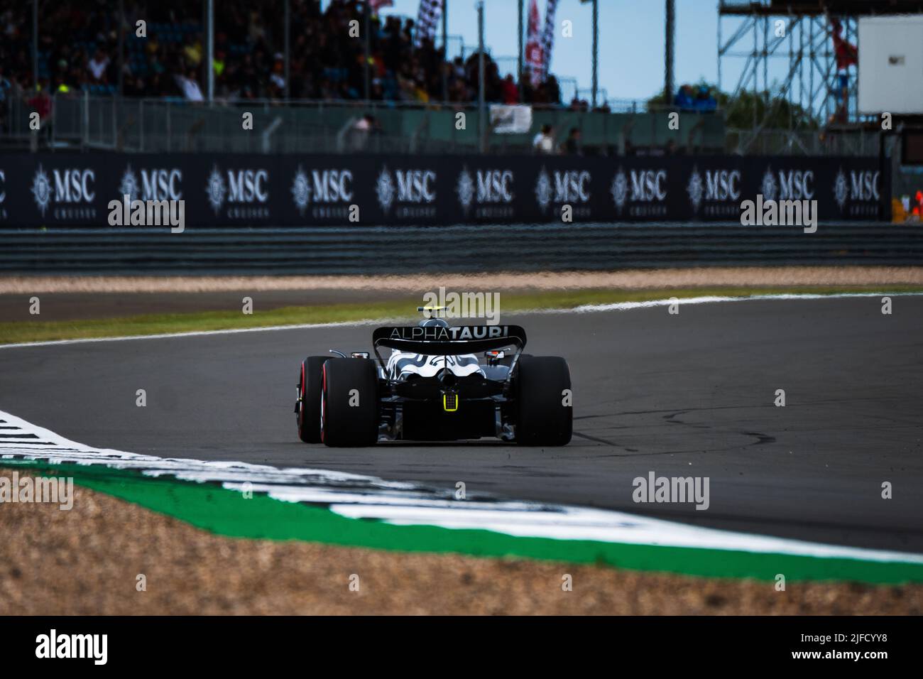 SILVERSTONE, Inghilterra, 01.JULY 2022;#22, Yuki TSUNODA, JAP, Team Scuderia Alpha Tauri, AT02, HONDA, RA620 motore Formula uno, GRAN Premio BRITANNICO F1 Foto Stock